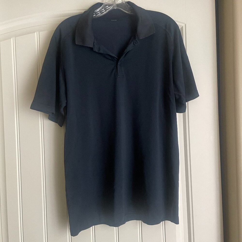Lululemon Men's Polo Shirt – Deep Navy – Size M